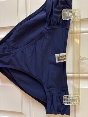Tommy Bahama Deep Navy Bikini Bottoms with Side Ruching